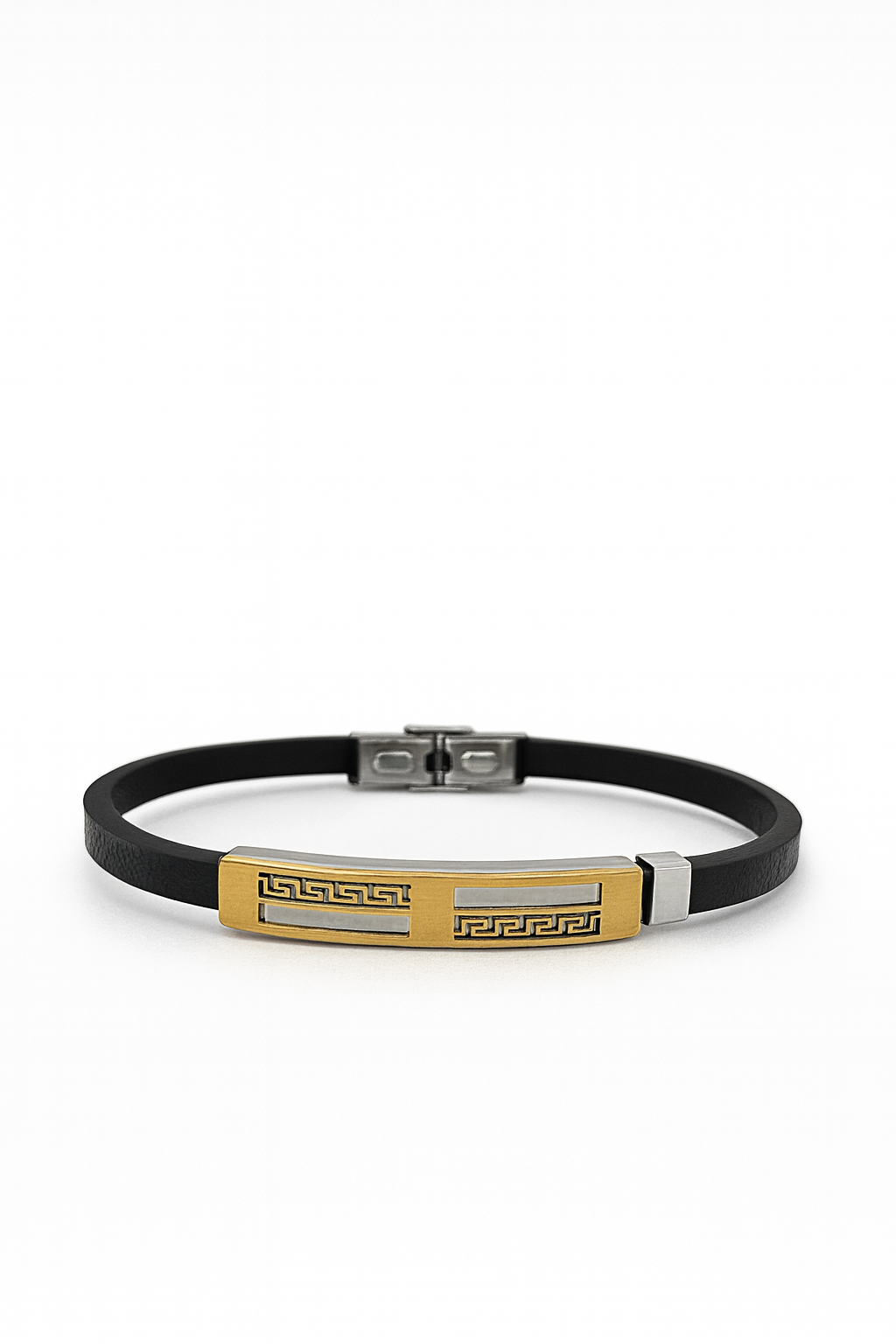 Premium Leather Bracelet with Stainless Steel Buckle