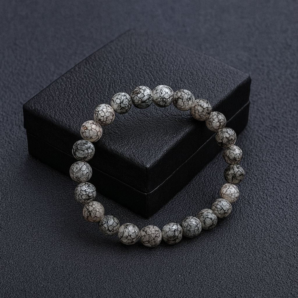 Stone Bead Bracelet – Natural Energy, Rugged Style
