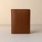 Chrocodile Brown Leather Wallet