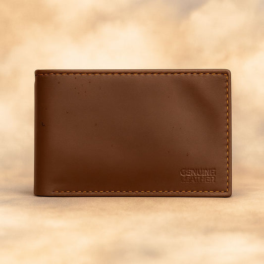 Premium Leather Brown Wallet – Compact, Stylish & Functional