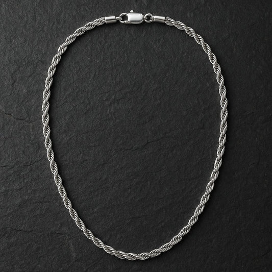 Rope Chain in Stainless Steel – Durable, Bold & Timeless