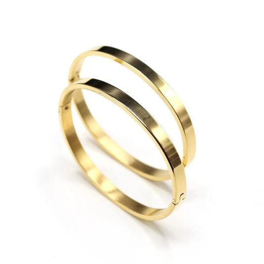 Simple Golden Kara for Men and women Stainless Steel