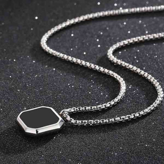 Necklace Silver Pendant with Chain Men, Women