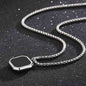 Necklace Silver Pendant with Chain Men, Women